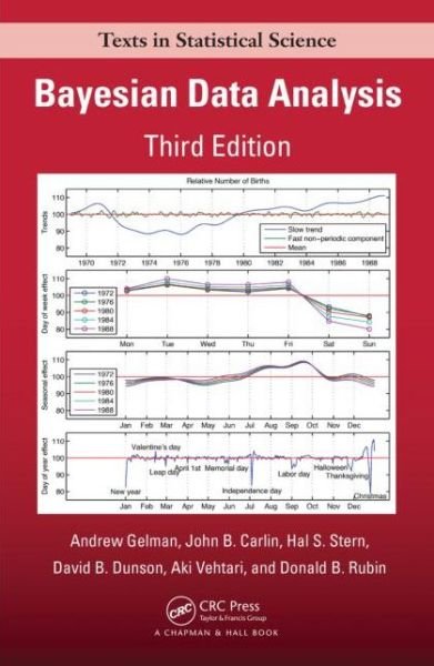 Cover for Andrew Gelman · Bayesian Data Analysis - Chapman &amp; Hall / CRC Texts in Statistical Science (Gebundenes Buch) (2013)