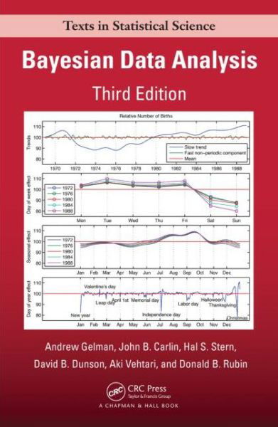 Cover for Gelman, Andrew (Columbia University, New York, New York, USA) · Bayesian Data Analysis - Chapman &amp; Hall / CRC Texts in Statistical Science (Gebundenes Buch) (2013)