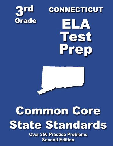 Cover for Teachers' Treasures · Connecticut 3rd Grade Ela Test Prep: Common Core Learning Standards (Paperback Book) (2013)