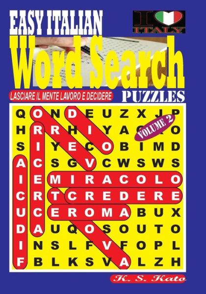 Cover for K S Kato · Easy Italian Word Search Puzzles. Vol. 2 (Paperback Book) (2016)