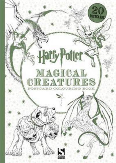 Cover for Warner Bros · Harry Potter Magical Creatures Postcard Colouring Book: 20 postcards to colour - Harry Potter (Pocketbok) (2016)