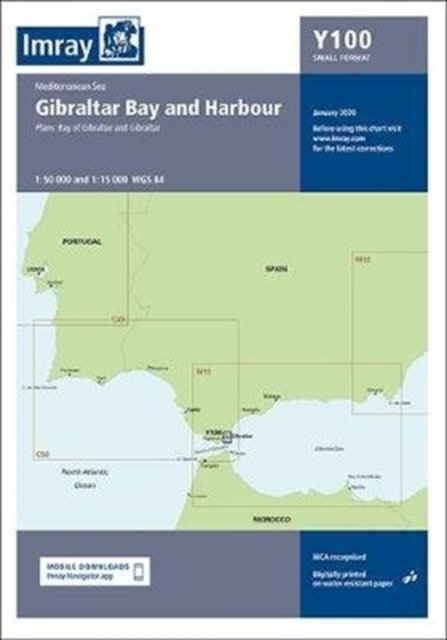 Cover for Imray · Imray Y100 Gibraltar and Approaches (Small Format) - Imray Y Charts (Landkarten) (2020)