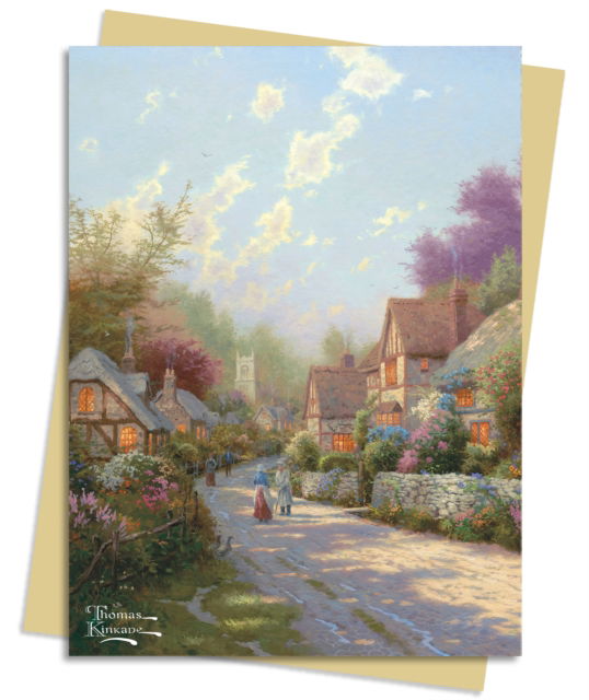 Cover for Thomas Kinkade: Cobblestone Village Greeting Card Pack: Pack of 6 - Greeting Cards (Orakelkort/tarotkort) [Pack of 6 edition] (2026)