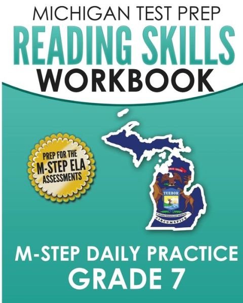 Cover for Test Master Press Michigan · MICHIGAN TEST PREP Reading Skills Workbook M-STEP Daily Practice Grade 7 (Paperback Bog) (2017)