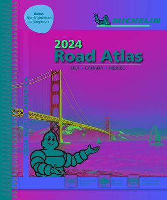 USA, Canada, Mexico - Tourist and Motoring Atlas (A4-Spiral): Tourist & Motoring Atlas A4 spiral - Michelin - Bøker - Michelin Editions des Voyages - 9782067257955 - 20. juli 2023