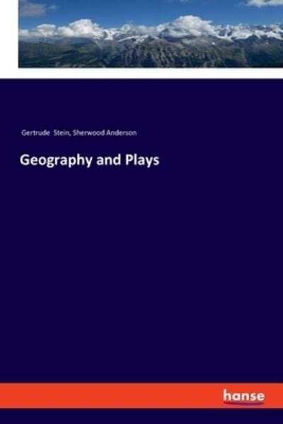 Cover for Gertrude Stein · Geography and Plays (Paperback Bog) (2020)