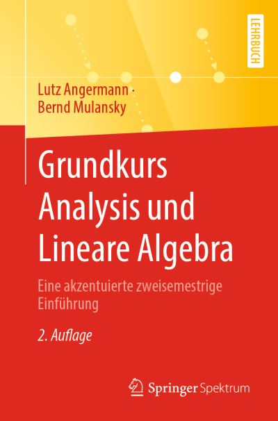 Cover for Lutz Angermann · Angermann:grundkurs Analysis Und Linear (Book) (2022)
