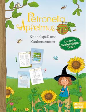 Cover for Sabine Städing · Petronella Apfelmus - Knobelspaß &amp; Zaubersommer. Das große Ferien-Rätselbuch (Book) (2025)