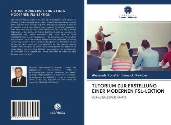 Cover for Pawlow · Tutorium Zur Erstellung Einer Mo (Book)