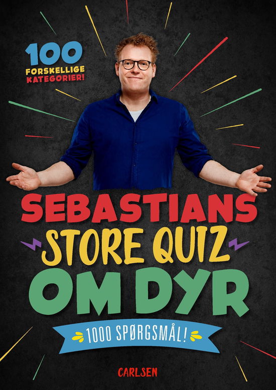 Cover for Sebastian Klein · Sebastians store quiz om dyr (Bound Book) [1. Painos] (2019)