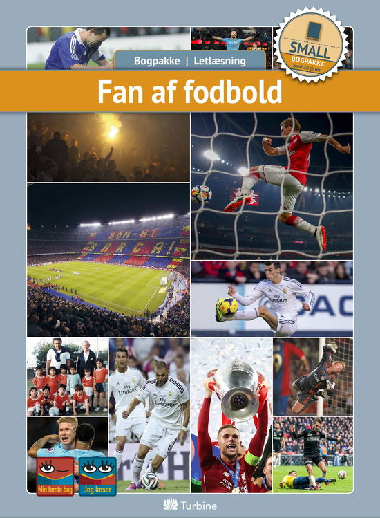 Cover for Bogpakke, letlæsning, fakta · Bogpakke: Fan af fodbold (SMALL 10 bøger) (Boksett) [1. utgave] (2019)