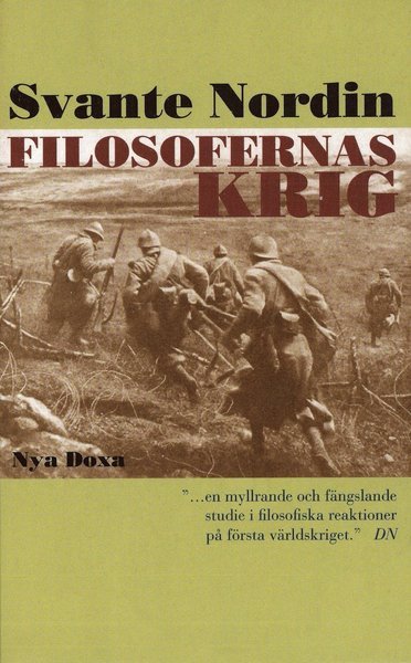 Cover for Svante Nordin · Filosofernas krig : den europeiska filosofin under första världskriget (Pocketbok) (2002)