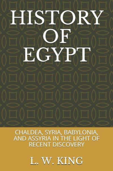 Cover for H R Hall · History of Egypt (Paperback Bog) (2020)