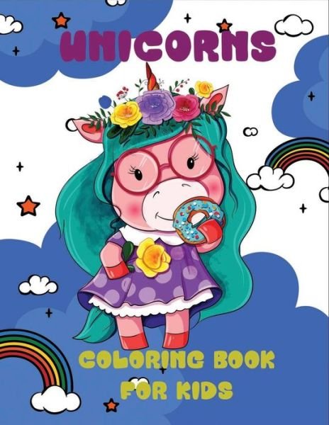 Cover for Dasanix Gefinix · Unicorns coloring book for kids (Paperback Bog) (2020)