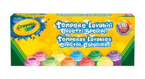 Crayola: 10 Tempere Lavabili Effetti Speciali - Crayola - Gadżety - Crayola - 0071662123956 - 