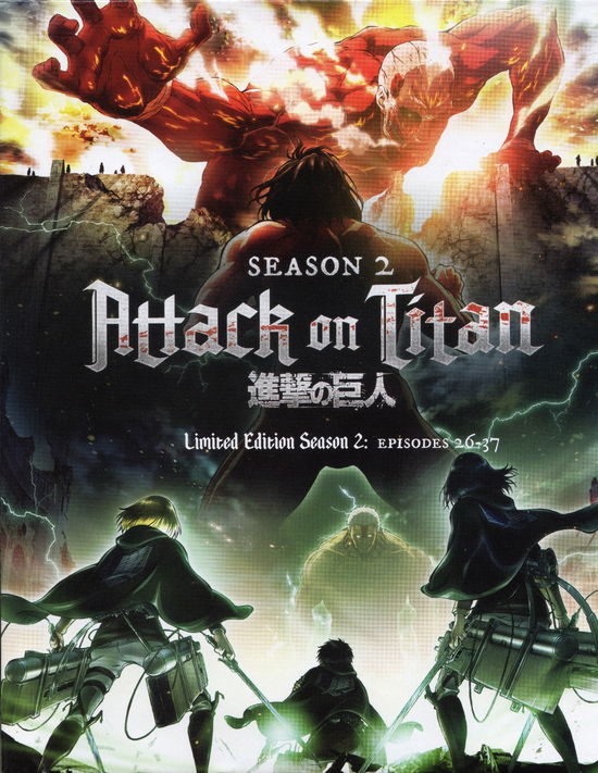 Attack on Titan: Season 2 - Blu-ray - Filmy - ANIMATION, FOREIGN, ADVENTURE, ACTION, F - 0704400072956 - 27 lutego 2018