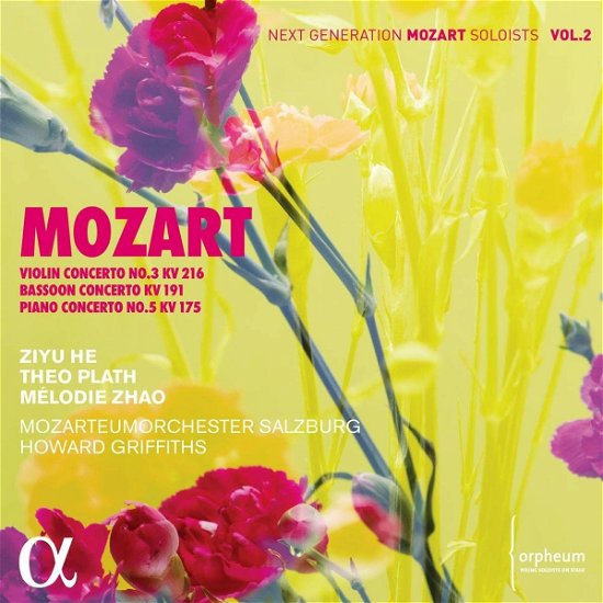Cover for Ziyu He / Theo Plath / Melodie Zhao / Howard Griffiths / Mozarteumorchester Salzburg · Mozart: Violin Concerto No. 3 Kv 216 / Bassoon Concerto Kv 191 &amp; Piano Concerto No. 5 Kv 175 (CD) (2022)
