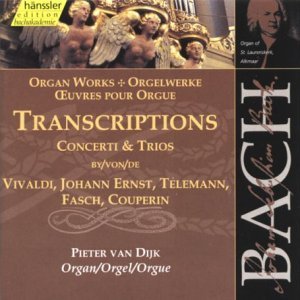 BACH: Transkriptionen - Pieter Van Dijk - Musik - hänssler CLASSIC - 4010276015956 - 15. März 2000