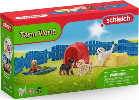 Cover for Schleich: Farm World · Welpenstube (Leksaker)