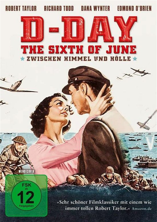 Cover for Taylor,robert / Todd,richard / Wynter,dana/+ · D-day-the Sixth of June (Zwischen Himmel Und Hölle) (DVD) (2018)