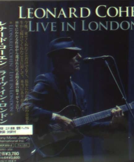 Live in London - Leonard Cohen - Música - SONY MUSIC LABELS INC. - 4547366045956 - 27 de maio de 2009