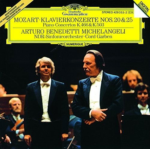 Cover for Mozart / Michelangeli,arturo Benedetti · Mozart: Piano Concertos 20 &amp; 25 (CD) [Japan Import edition] (2018)