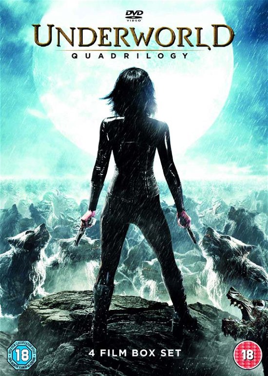 Cover for Underworld - Quadrilogy · Underworld Movie Quadrilogy (4 Films) (DVD) (2016)