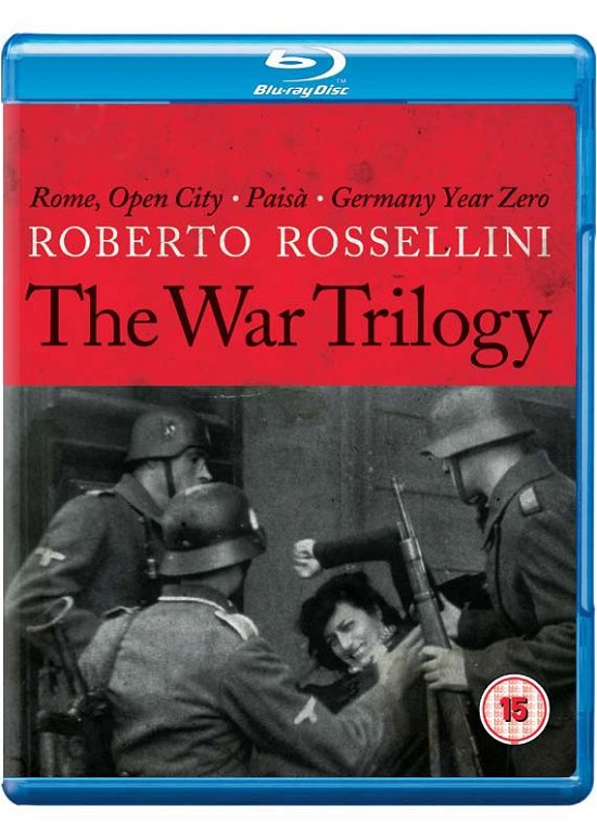 Cover for Roberto Rossellini the War Trilogy Blu Ray · Roberto Rossellini - The War Trilogy (Blu-ray) (2017)