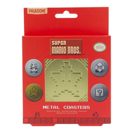 Super Mario: Metal Coasters - Paladone - Koopwaar - Paladone - 5055964798956 - 