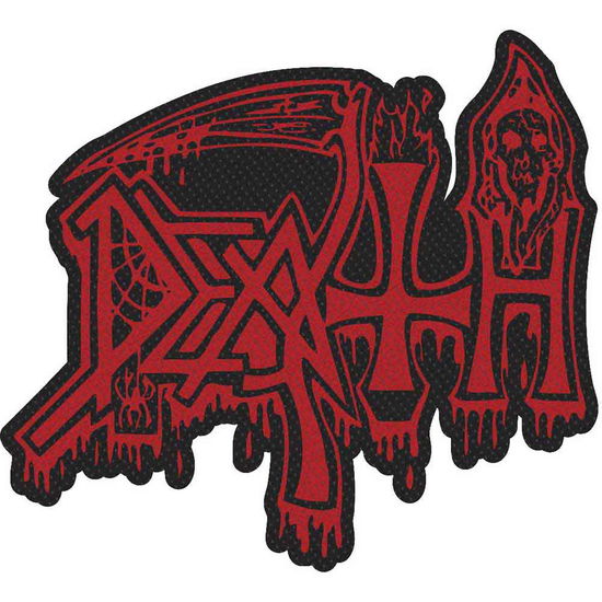 Death Woven Patch: Logo Cut Out (Standard) - Death - Merchandise -  - 5056365718956 - 