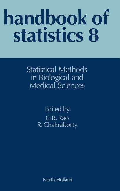 Cover for Rao · Statistical Methods in Biological and Medical Sciences - Handbook of Statistics (Hardcover Book) (1991)
