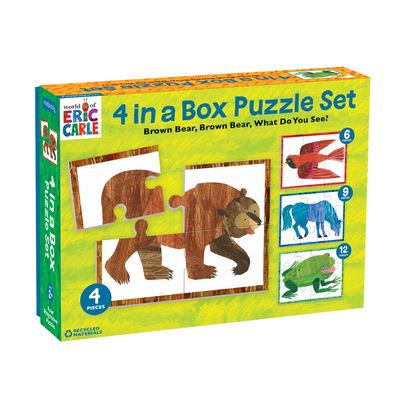 Cover for Eric Carle · World of Eric Carle, Brown Bear 4 in a Box Puzzle Set (N/A) (2019)