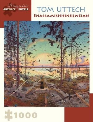 Cover for Tom Uttech Enassamishhinjijweian 1000-Piece Jigsaw Puzzle (MERCH) (2016)