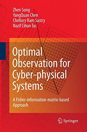 Cover for Zhen Song · Optimal Observation for Cyber-physical Systems: A Fisher-information-matrix-based Approach (Paperback Book) [2009 edition] (2014)