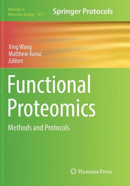 Cover for Functional Proteomics (Book) [Softcover reprint of the original 1st ed. 2019 edition] (2019)