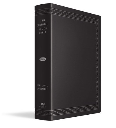 Cover for Dr. David Jeremiah · Jeremiah Study Bible, NKJV Large Print Edition, Black LeatherLuxe (R) w/thumb index (Leather Book) (2015)