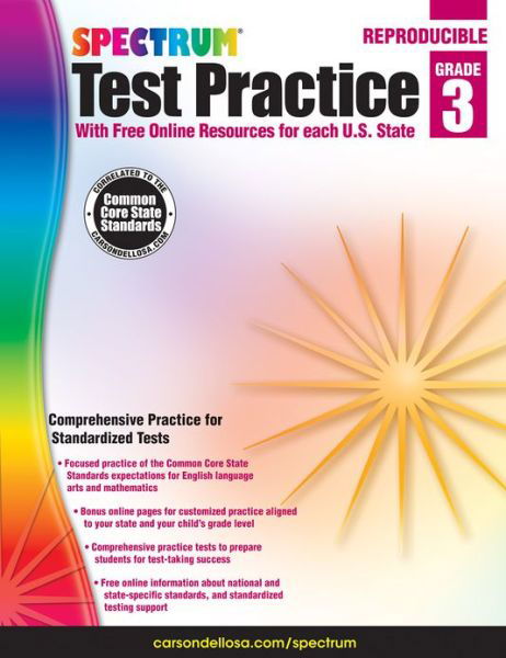 Spectrum Test Practice, Grade 3 - Spectrum - Livros - Spectrum - 9781620575956 - 2 de janeiro de 2013