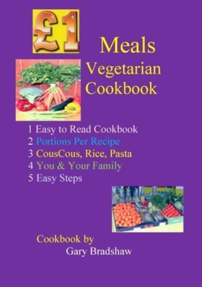 Cover for Lulu Press · £1 Meals Vegetarian Cookbook (Pocketbok) (2021)