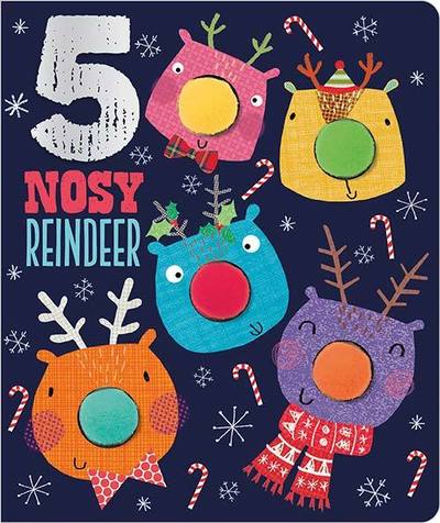 Cover for Clare Fennell · Five Nosy Reindeer (Inbunden Bok) (2019)