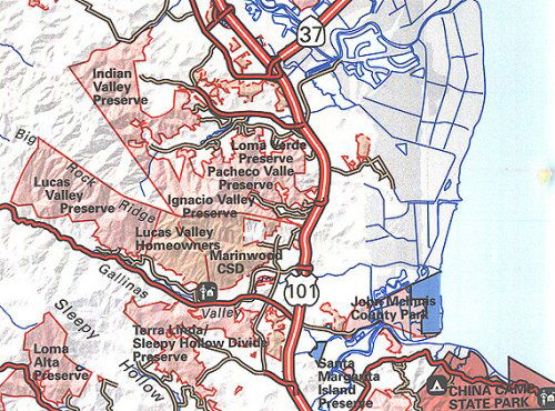 Cover for Tom Harrison · Big Rock Ridge-indian Valley Trail Map (Tom Harrison Maps) (Map) [1st edition] (2007)