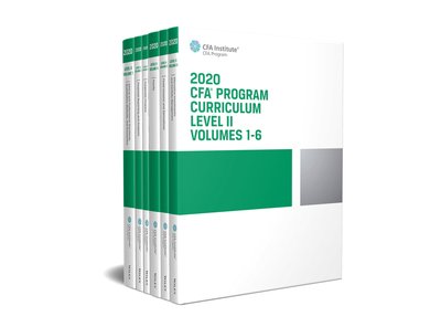 Cover for CFA Institute · CFA Program Curriculum 2020 Level II, Volumes 1-6 Box Set - CFA Curriculum 2020 (Paperback Bog) (2019)
