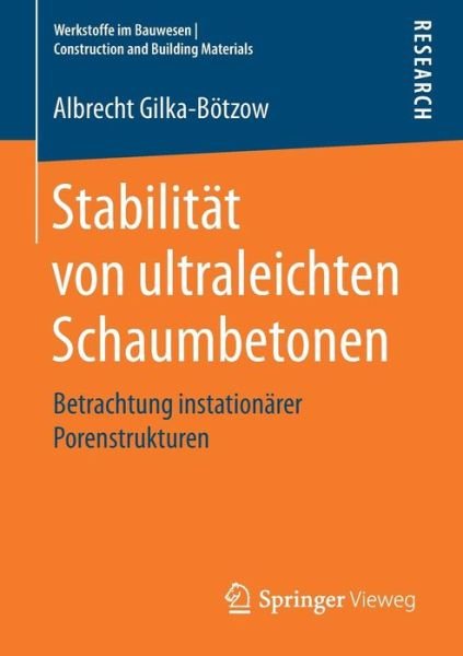 Cover for Gilka-Bötzow · Stabilität von ultraleicht (Bog) (2017)