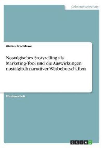 Cover for Bradshaw · Nostalgisches Storytelling als (Book)