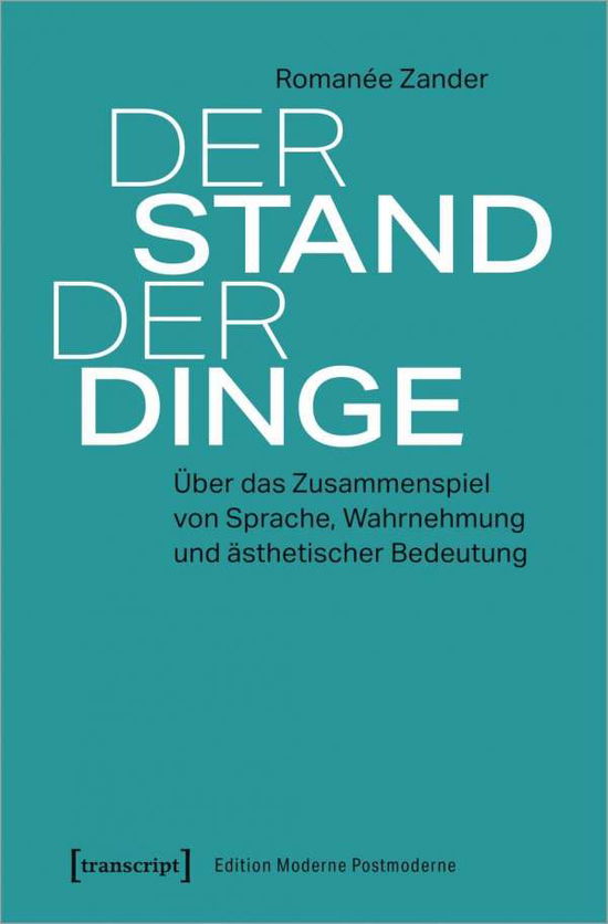 Cover for Zander · Der Stand der Dinge (Book)