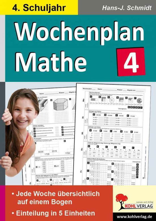 Cover for Michael Junga · Junga:wochenplan Mathe.4.schuljahr (Book)