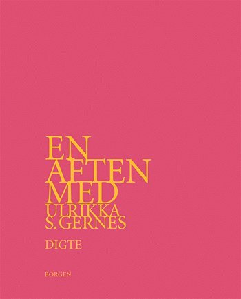 Cover for Ulrikka S. Gernes · En aften med Ulrikka S. Gernes (Heftet bok) [1. utgave] (2005)