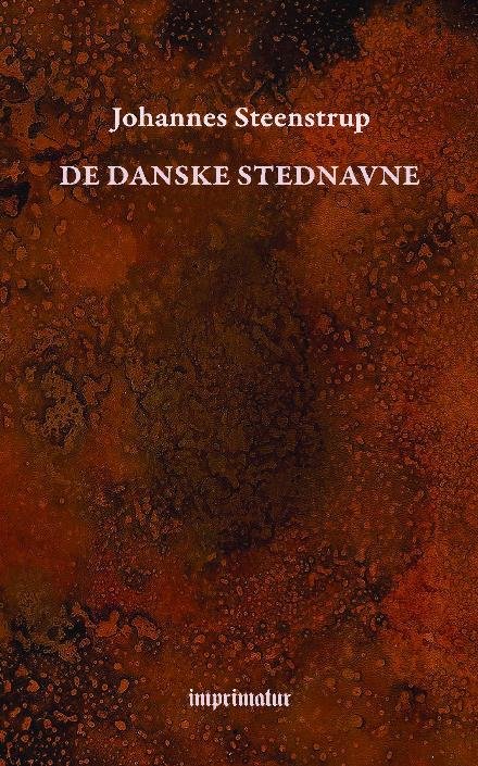 De danske Stednavne - Johannes Steenstrup - Livres - imprimatur - 9788740933956 - 18 mars 2017