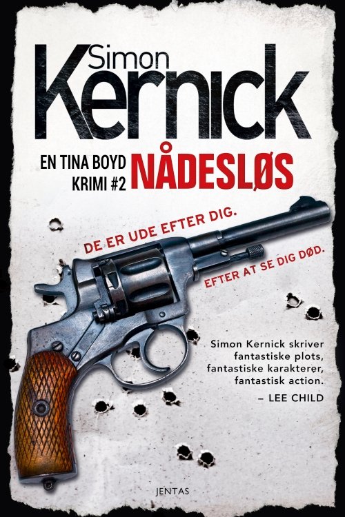 Cover for Simon Kernick · Nådesløs (Sewn Spine Book) [1st edition] (2021)