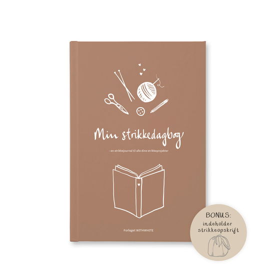 Cover for Julie Dam Andersen · Min strikkedagbog A4 (Hardcover Book) [3.º edición] (2021)