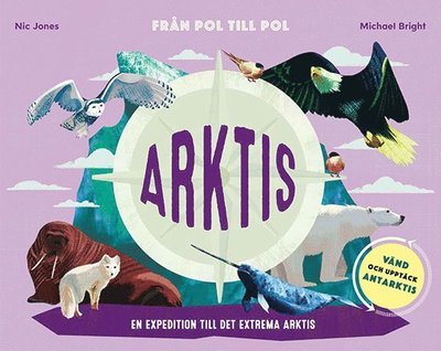 Cover for Michael Bright · Från pol till pol Arktis / Antarktis (Indbundet Bog) (2021)